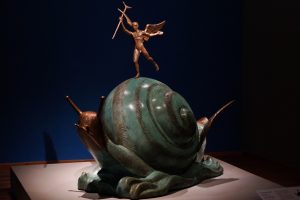 El caracol y el ángel, de Salvador Dalí