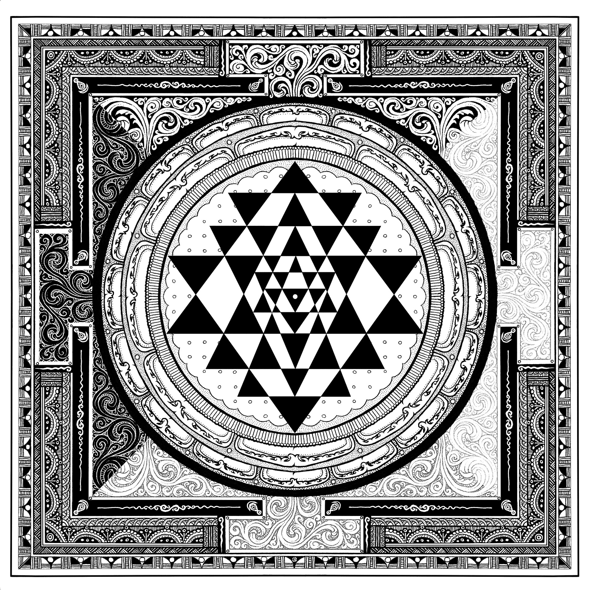 ¿Qué representa el Sri Yantra? Su función y significados